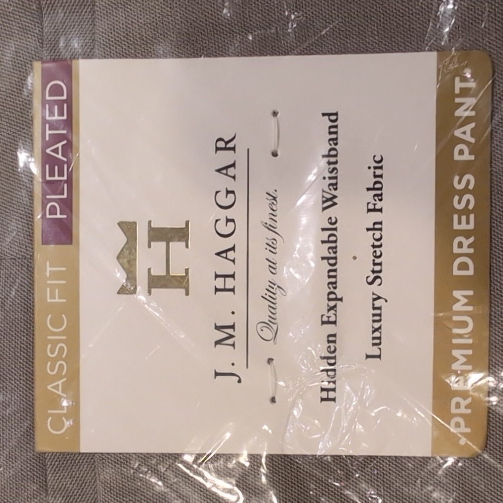 J.M.Haggar men's dress pants "Oatmeal"